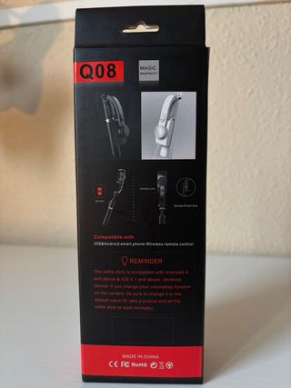 Estabilizador Gimbal Q08 Portátil