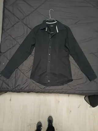 Camisa Calvin Klein Negra Hombre