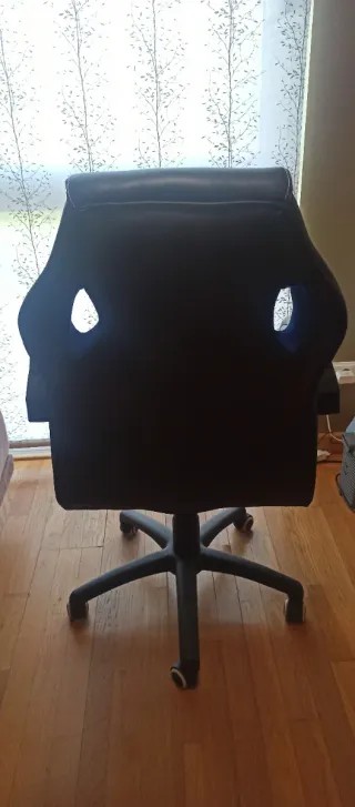 Silla Gaming Negra/Azul Oficina