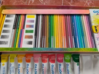 Set de dibujo Giotto Artiset témpera y lápices