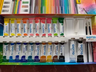 Set de dibujo Giotto Artiset témpera y lápices