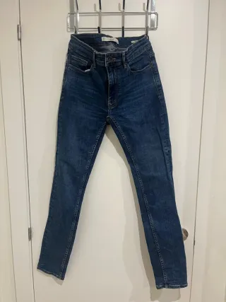 Pantalón vaquero Mango azul mujer Talla 38