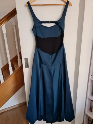 Vestido Zara Azul Petróleo