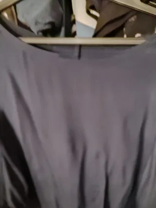 Blusa negra con botones