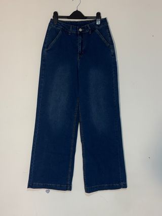 Pantalones vaqueros anchos mujer