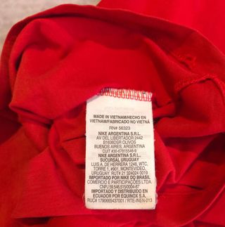 Camiseta Nike Roja Manga Corta Ref-21300