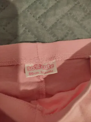 Lote 3 pantalones bebé 9-12 meses