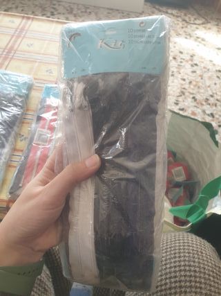 Lote 10 cremalleras 18cm nuevas
