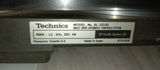Giradischi Technics SL-DD100 Nero
