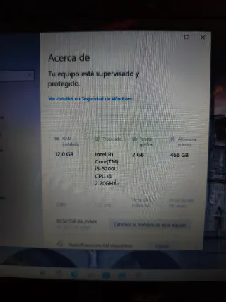 Portátil Acer 17 Intel Core i5 12GB RAM Nvidia