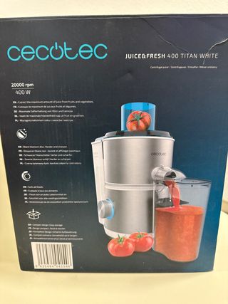 Licuadora Cecotec Juice&Fresh 400