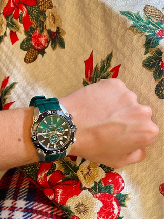 Reloj Festina Chrono F20544/3 Verde/Plata