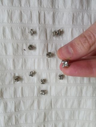 Lote 12 brillantes imán para pelo