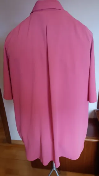 Blusa Nina Ricci Poliéster Rosa/Rojo