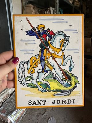Azulejo decorativo Sant Jordi