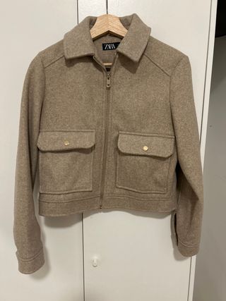 Chaqueta Zara Beige