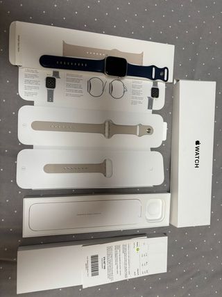 Apple Watch SE GPS 44mm 32GB Azul/Beige