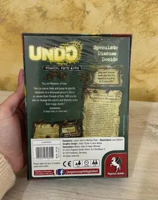 Gioco da Tavolo UNDO Weaving Fate Anew
