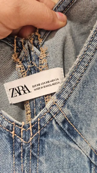 Vestido vaquero Zara Talla XS