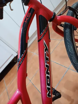 Bicicleta Monty KS 02 Roja
