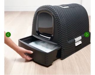 Arenero para gatos con pala