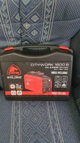 Soldador Stayer inverter Citywork 1600 B MMA