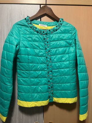 Chaqueta ROSASHOOCK verde y amarilla