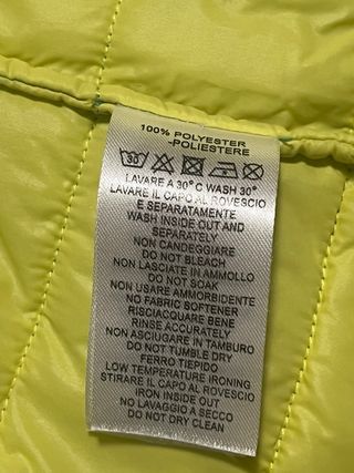 Chaqueta ROSASHOOCK verde y amarilla