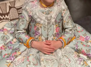 Traje de Fallera Niña Multicolor