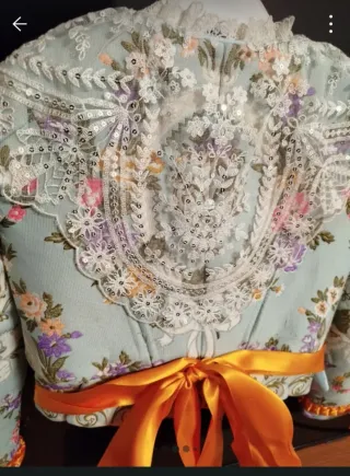 Traje de Fallera Niña Multicolor