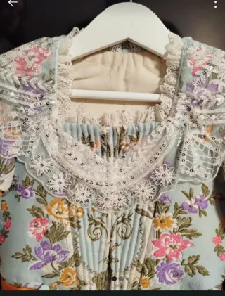 Traje de Fallera Niña Multicolor