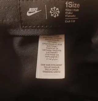 Gorra Nike Negra Niños