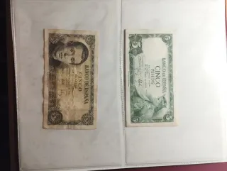Billetes de Pesetas Banco de España