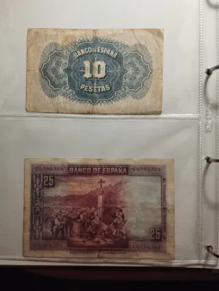 Billetes de Pesetas Banco de España