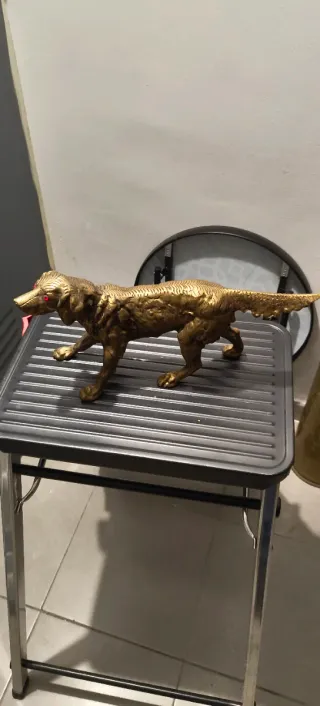 Perro Setter Bronce 30cm