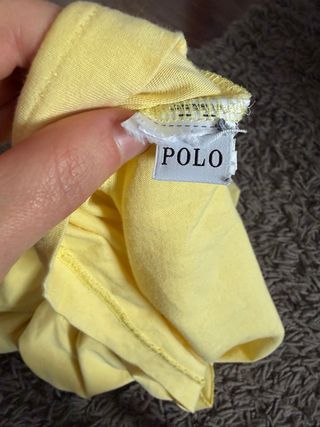 Camiseta Polo Ralph Lauren Amarilla Talla M