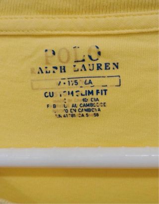 Camiseta Polo Ralph Lauren Amarilla Talla M