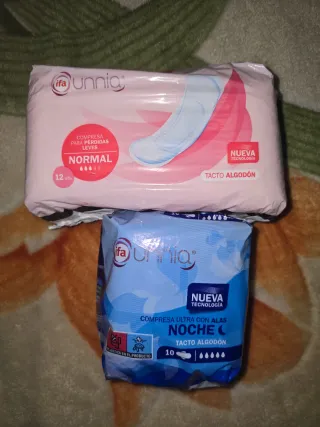 Compresas Unnia Normal y Noche
