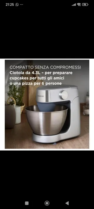 Kenwood Impastatrice Planetaria Prospero+