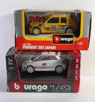 Lote 2 coches Bburago 1/43