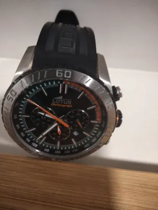 Reloj Lotus Chronograph Hombre Negro/Plata no nego