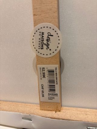 Cuadro Maison du Monde Beige y Negro