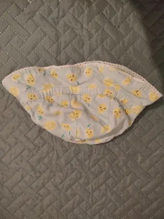 Gorrito bebé 6-9 meses estampado limones
