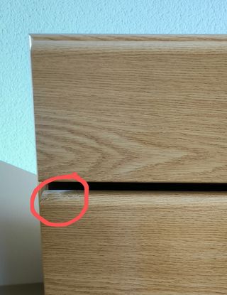 Cajonera de madera 50 cm