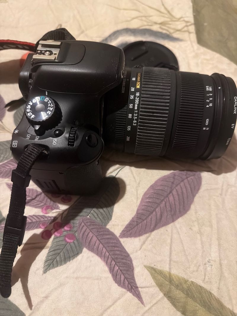 Cámara Canon EOS Digital Negra afbeelding 2