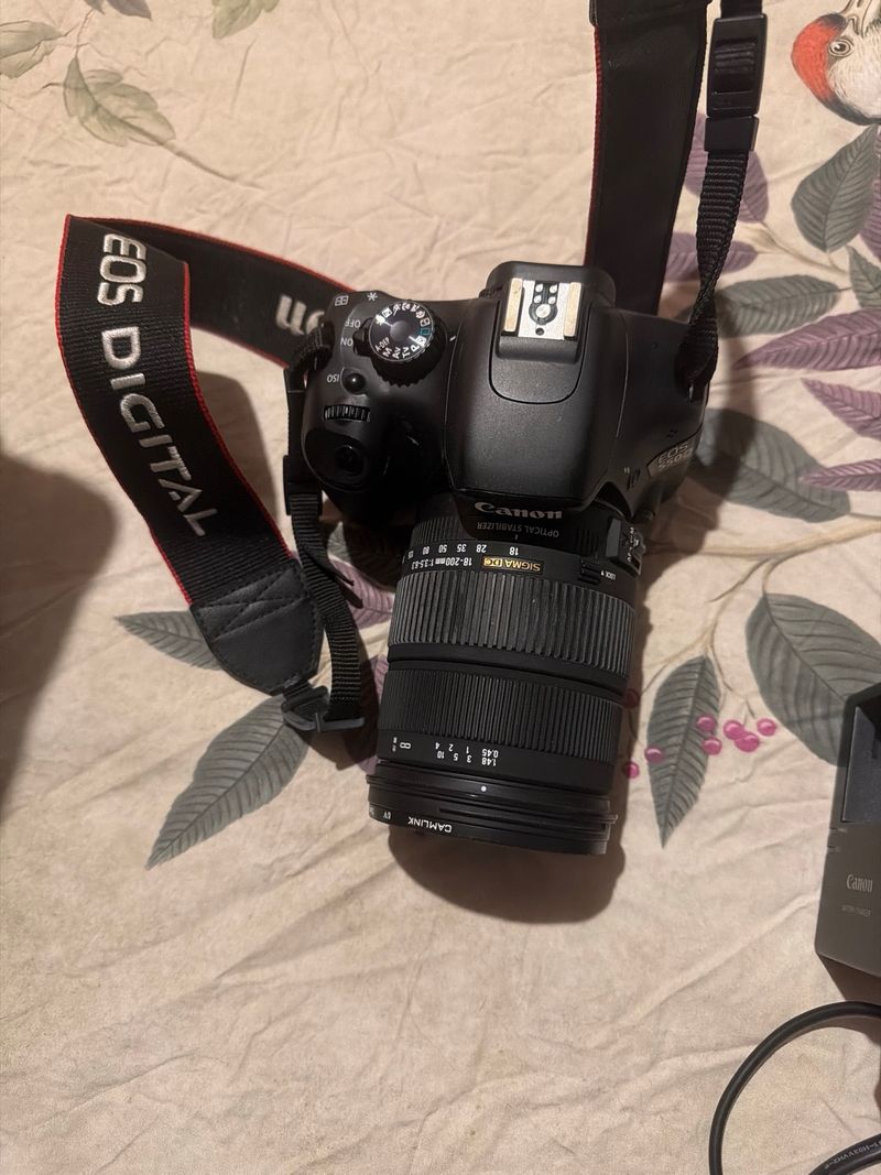 Cámara Canon EOS Digital Negra afbeelding 5