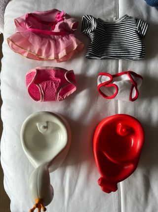 Muñecas Mila y Malo con ropa tejida