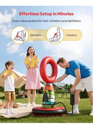 Bersaglio gonfiabile per disc golf