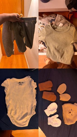 Lote Ropa Bebé: Abrigos, pijamas, pantalones, etc
