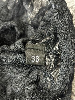 Vestido Desigual Negro y Turquesa